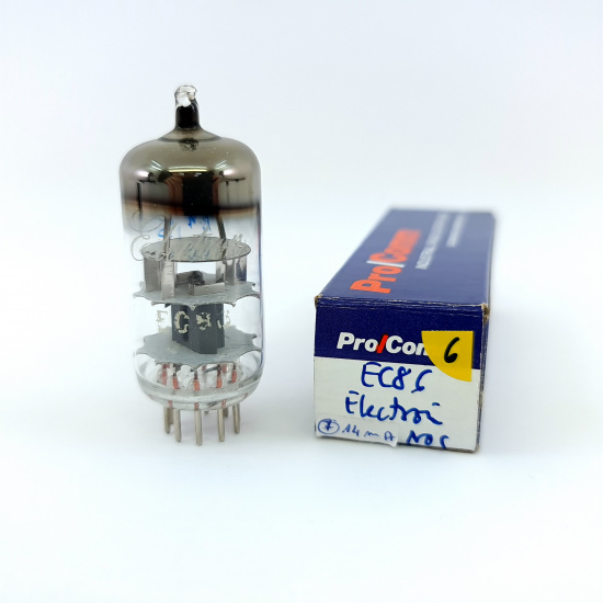 1 X EC86 ELECTRON TUBE. 3 MICA. 6. CH158