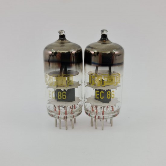 1 X EC86 RFT TUBE. 3 MICA. MATCHED...