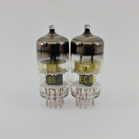 1 X EC86 RFT TUBE. 3 MICA. MATCHED PAIR. 10. CH158