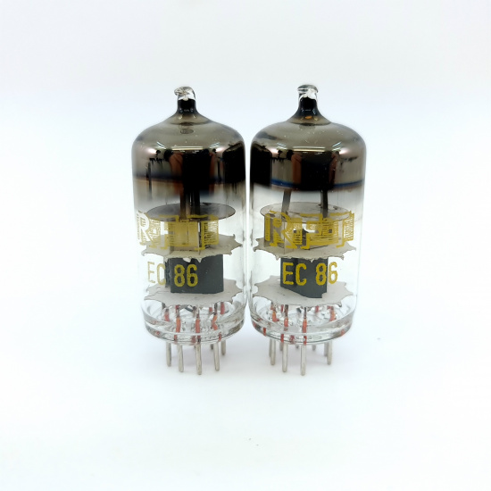 1 X EC86 RFT TUBE. 3 MICA. MATCHED...