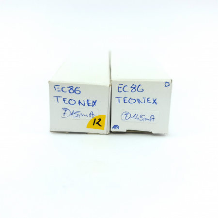 2 X EC86 TEONEX TUBE. 1960s VALVO PRODUCTION. 12. CH158