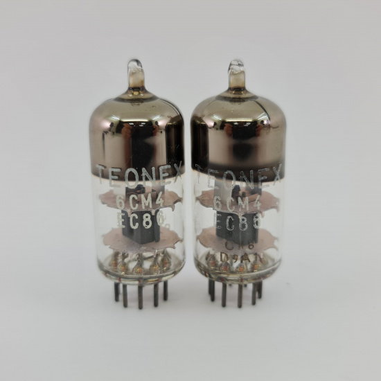 2 X EC86 TEONEX TUBE. 1960s VALVO...