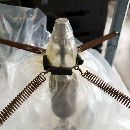 1 X 450TL EIMAC TUBE. 1940s PRODUCTION. NOS/NIB.  ENA