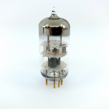 1 X EC86 MAZDA TUBE. 1960s RADIOTECHNIQUE PROD. GOLD PIN. 3 MICA. 3. CH159