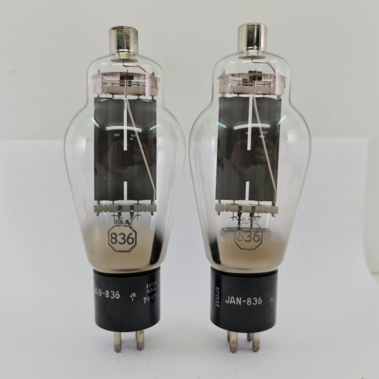 2 X JAN 836 RCA TUBE. 1970s...