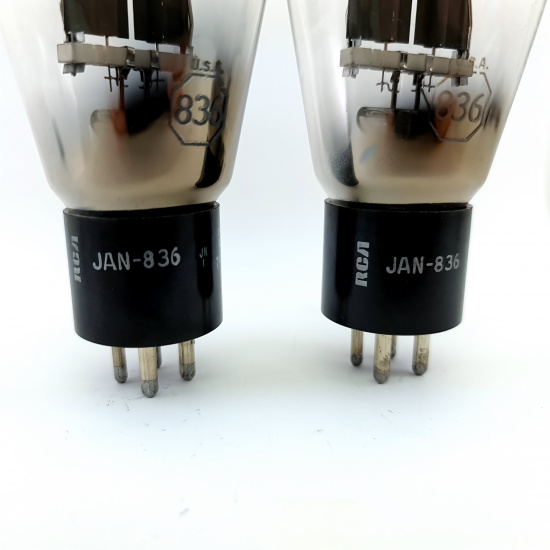 2 X JAN 836 RCA TUBE. 1970s...