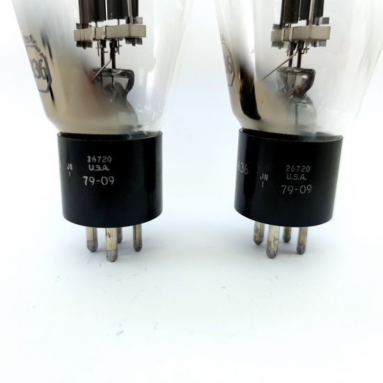 2 X JAN 836 RCA TUBE. 1970s...