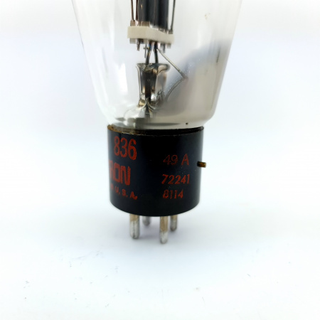 1 X JAN 836 CETRON TUBE. 1980s PRODUCTION.