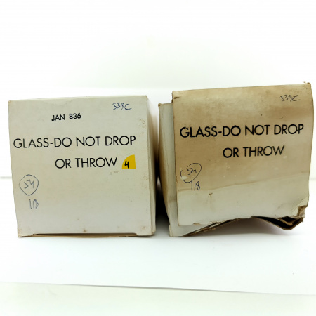 2 X JAN 836 CETRON TUBE. 1980s PRODUCTION. MATCHED PAIR. 4. CH161