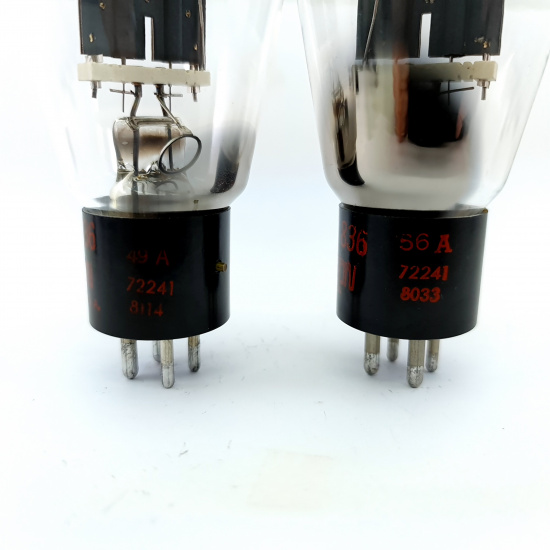 2 X JAN 836 CETRON TUBE. 1980s...