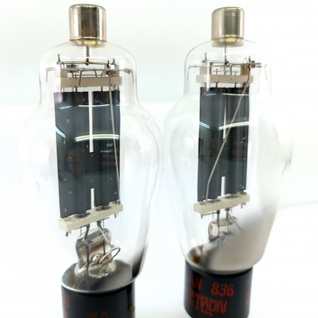 2 X JAN 836 CETRON TUBE. 1980s PRODUCTION. MATCHED PAIR. 4. CH161