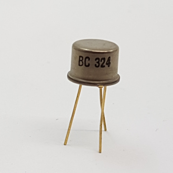 1 X BC324 GOLD TRANSISTOR....