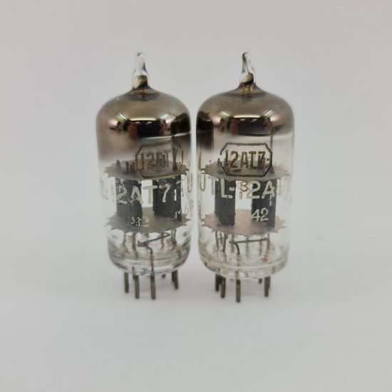 2 X ECC81 / 12AT7 TUNGSOL TUBE. 1950s...