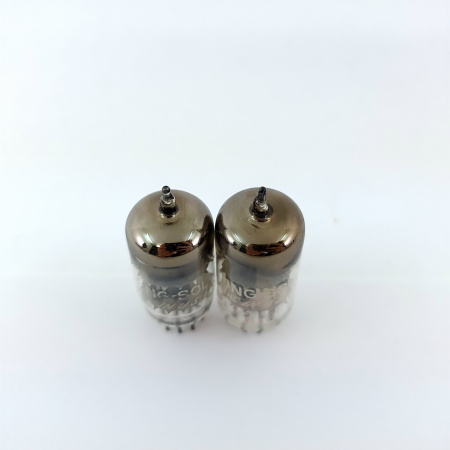 2 X ECC81 / 12AT7 TUNGSOL TUBE. 1950s PROD. D-GETTER. MATCHED PAIR. 1. CB397