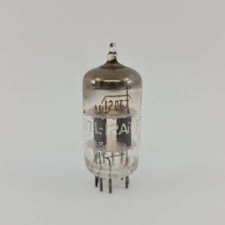 1 X ECC81 / 12AT7 TUNGSOL TUBE. 1950s PROD. COPPER RODS. D-GETTER. 3. CB397