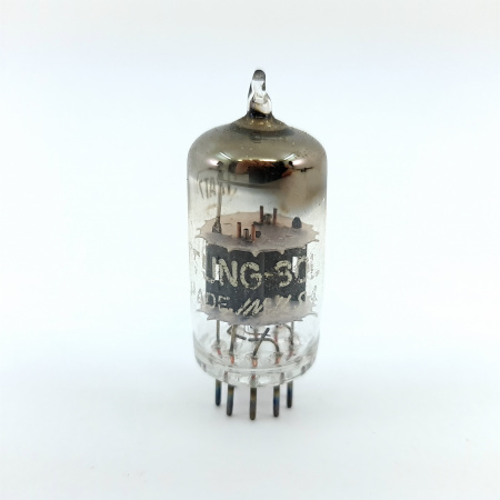 1 X ECC81 / 12AT7 TUNGSOL TUBE. 1950s PROD. COPPER RODS. D-GETTER. 3. CB397