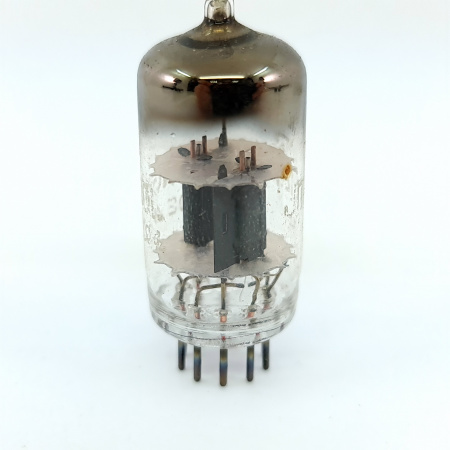 1 X ECC81 / 12AT7 TUNGSOL TUBE. 1950s PROD. COPPER RODS. D-GETTER. 3. CB397