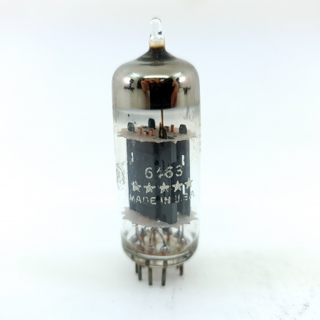 1 X 6463 GENERAL ELECTRIC TUBE. 1960s PROD. COPPER RODS. 5 *****. 11. CB397