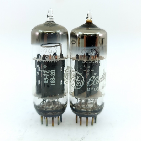 2 X 6463 GENERAL ELECTRIC. 1960s PRODUCTION. MATCHED PAIR. 13. CB397