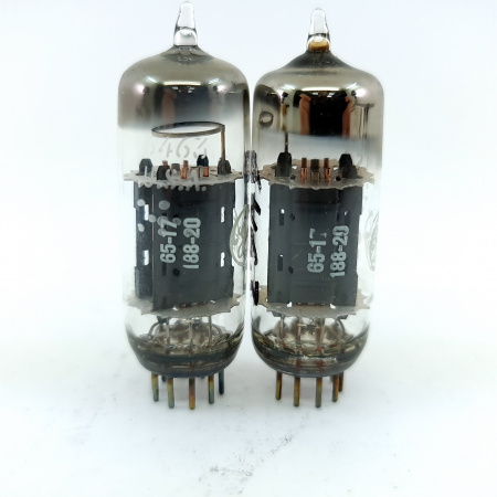 2 X 6463 GENERAL ELECTRIC. 1960s PRODUCTION. MATCHED PAIR. 13. CB397