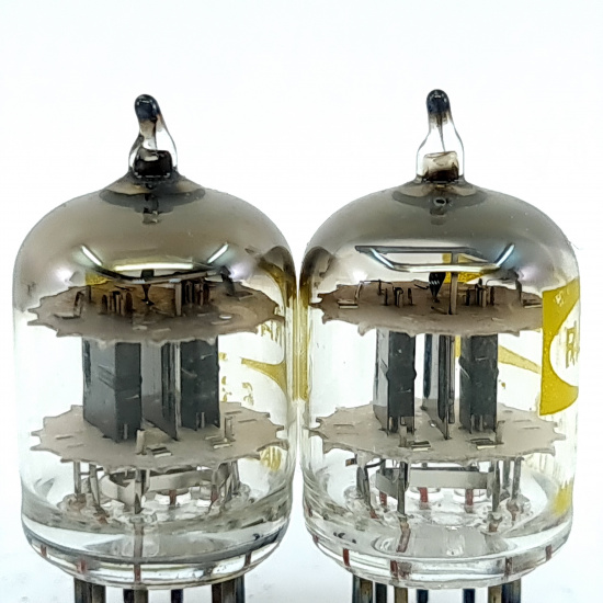 2 X 5670 RAYTHEON TUBE. BLACK PLATES....