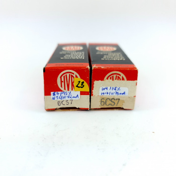2 X 6CS7 FIVRE TUBE. 1950s... 2