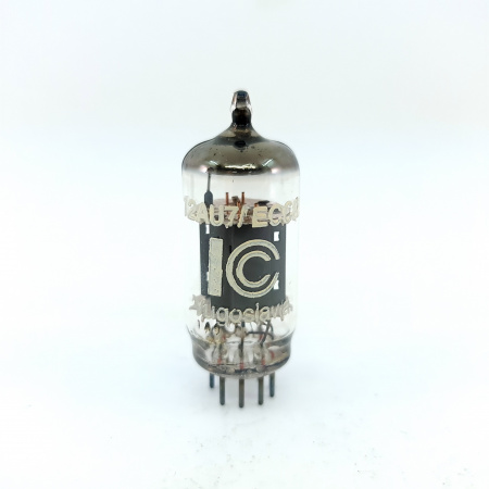 1 X 12AU7 / ECC82 ELEKTRONSKA INDUSTRIJA TUBE. 1960s PROD. COPPER RODS.25.CB397