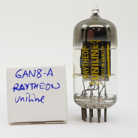 1 X 6AN8A RAYTHEON UNILINE TUBE. NOS. RCB41