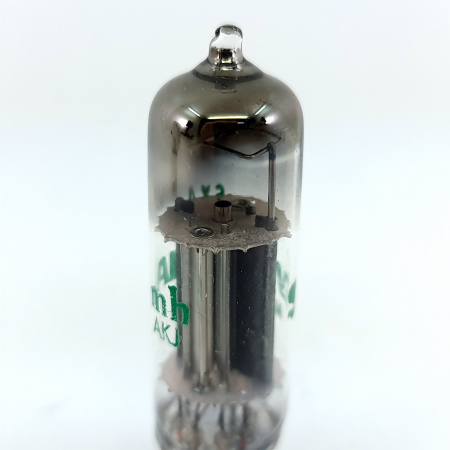 5 X 6X4 SYLVANIA TUBE. 1960s PROD. BLACK PLATES. SQUARE GETTER. 37. CB397