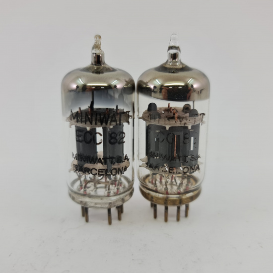 2 X ECC82 MINIWATT TUBE. 1960s...