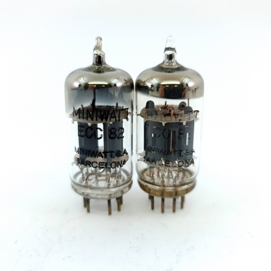 2 X ECC82 MINIWATT TUBE. 1960s...