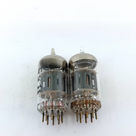 2 X ECC82 MINIWATT TUBE. 1960s BARCELONA PROD. MATCHED PAIR. 39. CB397