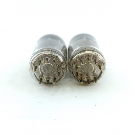 2 X ECC82 MINIWATT TUBE. 1960s BARCELONA PROD. MATCHED PAIR. 39. CB397