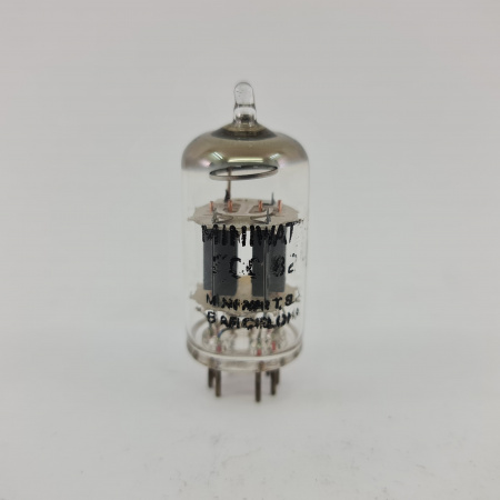 1 X ECC82 MINIWATT. 1960s BARCELONA PROD. COPPER RODS. 40. CB397