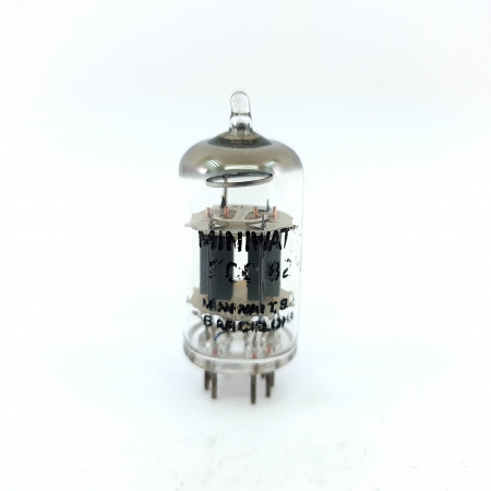 1 X ECC82 MINIWATT. 1960s BARCELONA PROD. COPPER RODS. 40. CB397