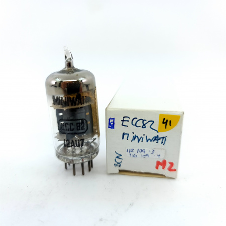 1 X ECC82 MINIWATT TUBE. 1960s BARCELONA PROD. 41. CB397