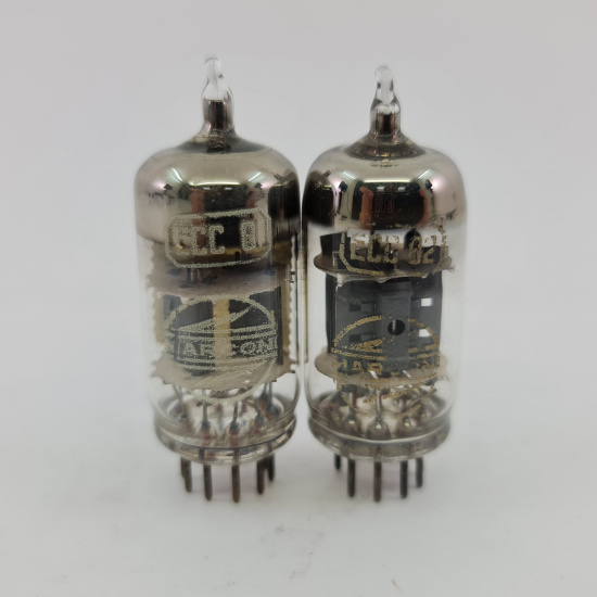 2 X ECC81 MARCONI TUBE. 1960s PROD....