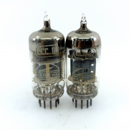 2 X ECC81 MARCONI TUBE. 1960s PROD. MATCHED PAIR. 42. CB397