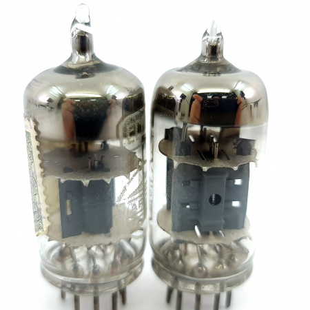 2 X ECC81 MARCONI TUBE. 1960s PROD. MATCHED PAIR. 42. CB397