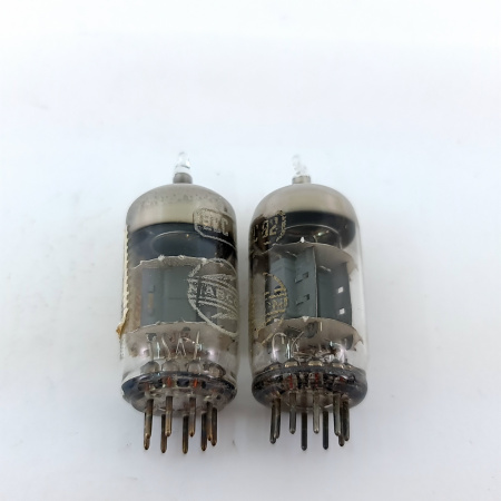 2 X ECC81 MARCONI TUBE. 1960s PROD. MATCHED PAIR. 42. CB397
