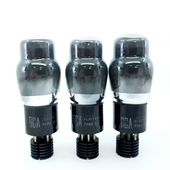 3 X 6F6G RCA TUBE. USED. 1950s....