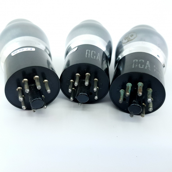 3 X 6F6G RCA TUBE. USED. 1950s....