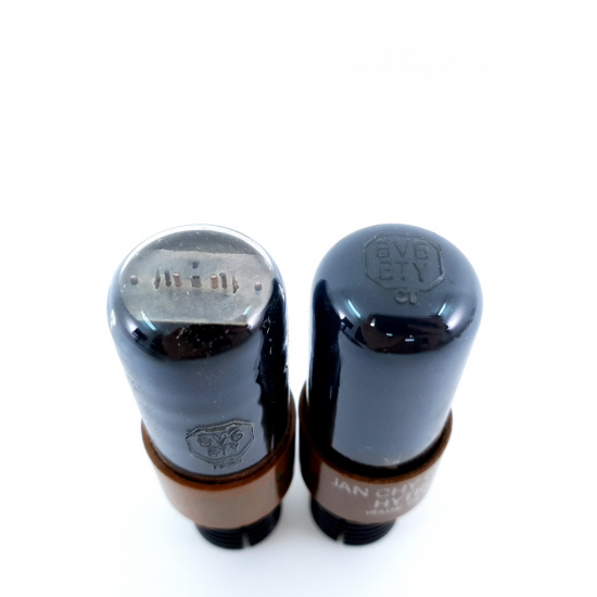 2 X JAN CHS 6V6GTY TUBE. 1950s PROD....