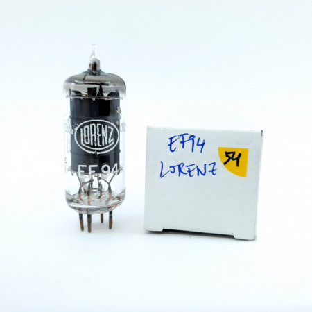 1 X EF94 LORENZ TUBE. 1960s RADIOTECHNIQUE PROD. 54. CB397