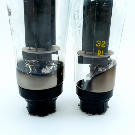 2 X AZ4 TELAM TUBE. 1960s PROD. BLACK...