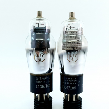 2 X 6J7G SYLVANIA TUBE....