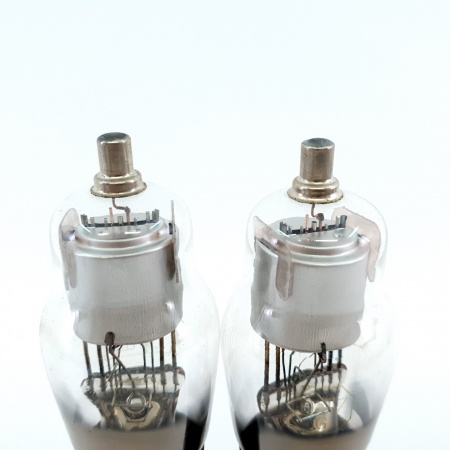 2 X 6J7G CEI TUBE. 1960s PROD. RECTANGULAR GETTER. 60. CB397