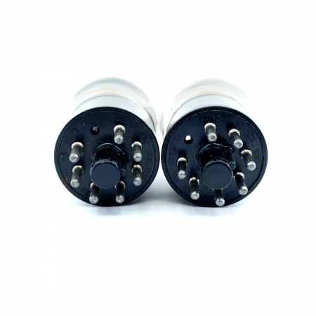 2 X 6J7G CEI TUBE. 1960s PROD. RECTANGULAR GETTER. 60. CB397