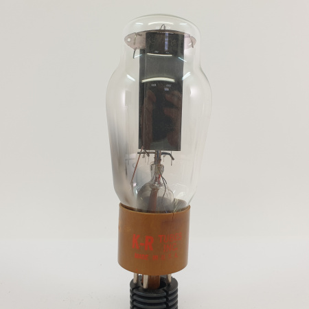 1 X 5R4GY KENRAD TUBE. 1950s PROD. BLACK PLATES. RECTANGULAR GETTER. 65. CB397