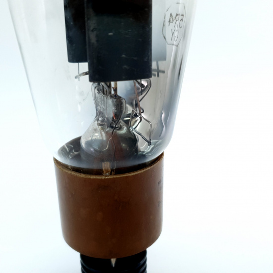 1 X 5R4GY RCA TUBE. 1950s PROD. BLACK...